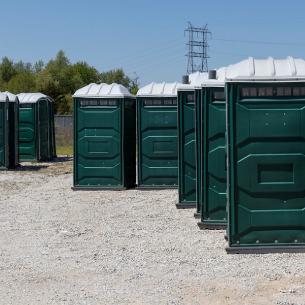 what is the capacity of your luxury event porta potties